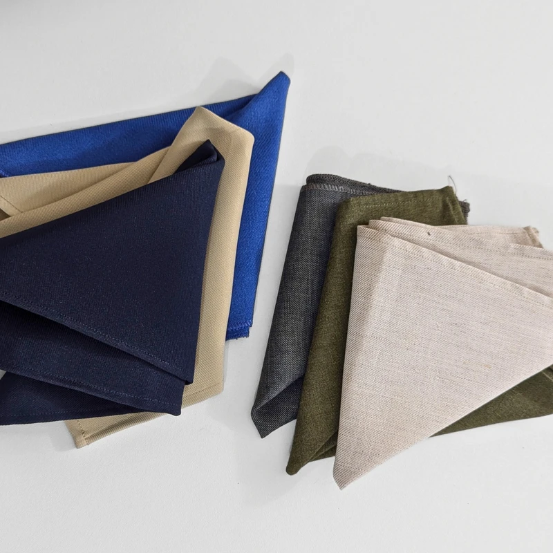 Solid Color 10x10 Pocket Square. PS-1003