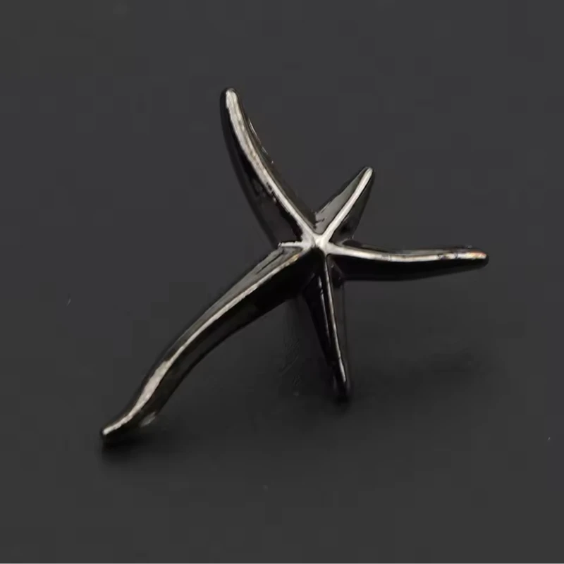 Starfish Shaped Metal Lapel Pin. MLP-49