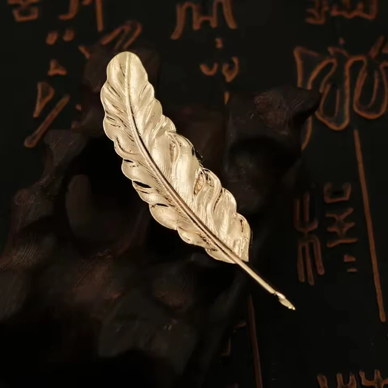 Feather Design Metal Lapel Pin. MLP-19 - Image 3