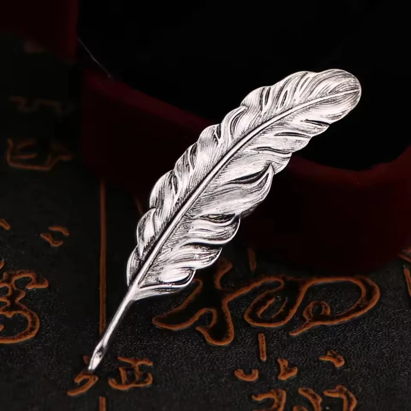 Feather Design Metal Lapel Pin. MLP-19 - Image 4