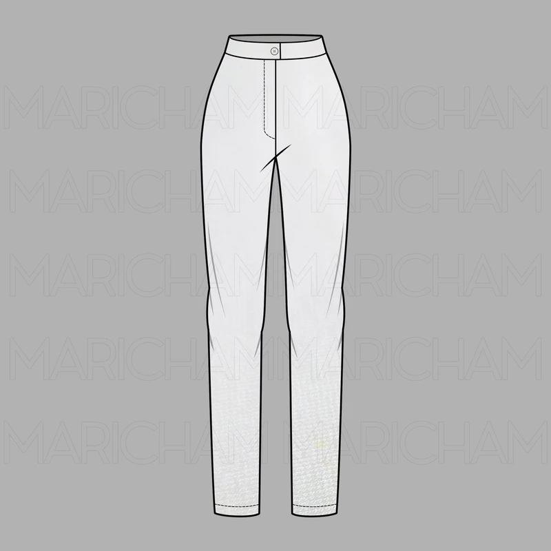 Off-White Cotton Stretchable Bottom Fabric P942029 - Image 6