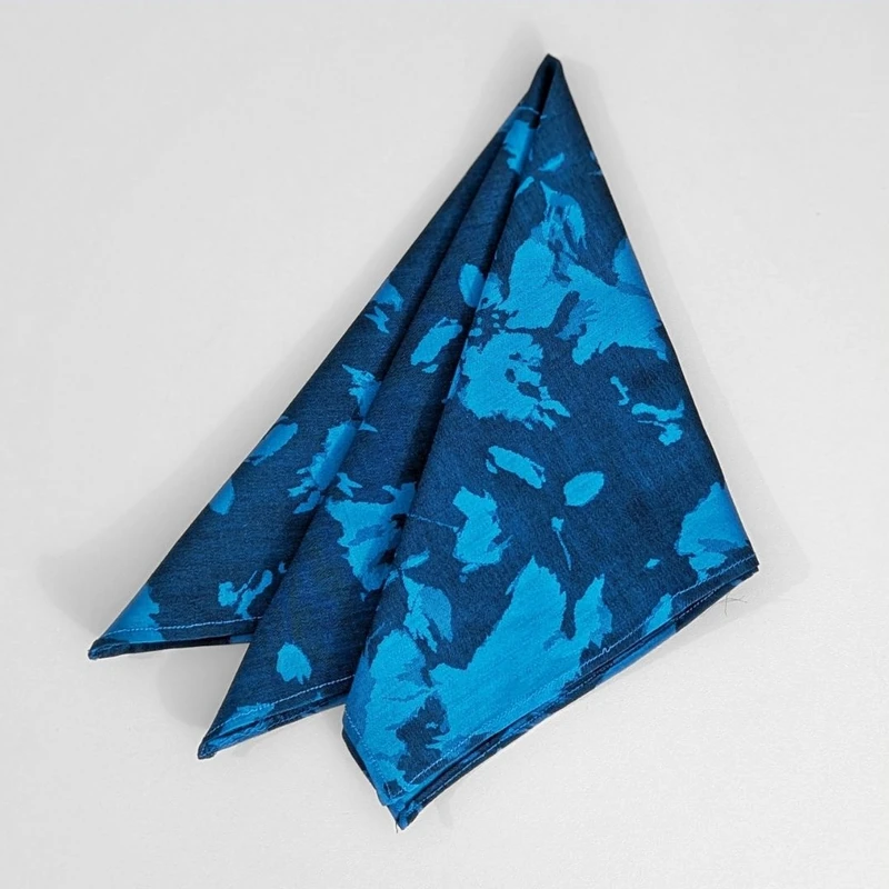 Floral 15x15 Pocket Square. PS-15002