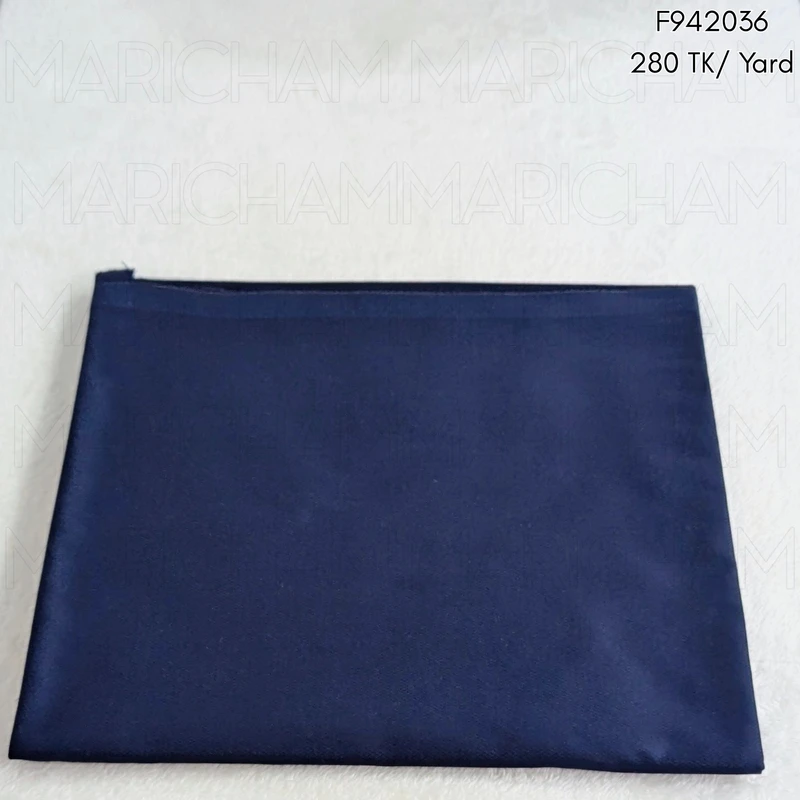 Navy Blue Fancy Cotton Fabric F942035