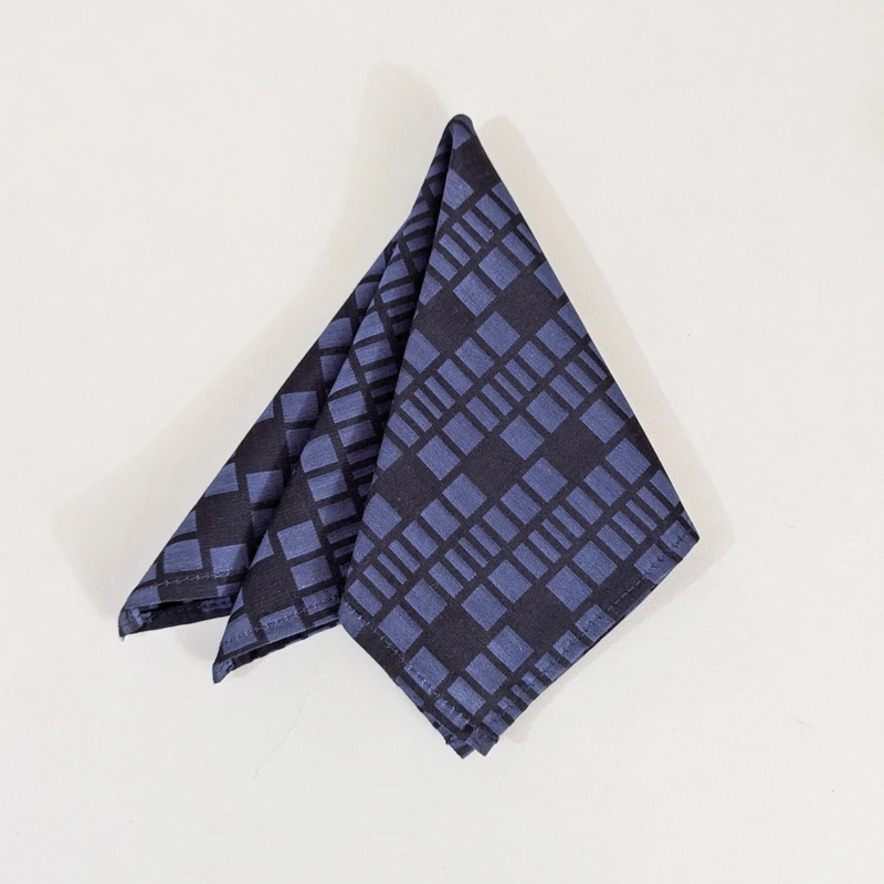 Checkered 10x10 Pocket Squares. PS-1005