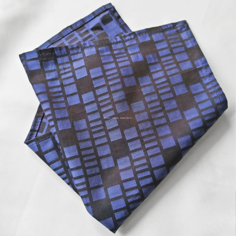 Checkered 10x10 Pocket Squares. PS-1005 - Image 5