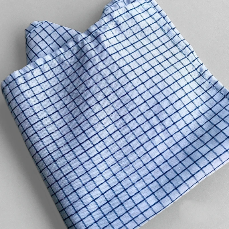 Checkered 10x10 Pocket Squares. PS-1005 - Image 6