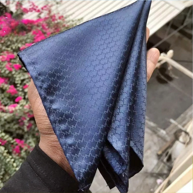 Self Textured Glossy Premium 13x13 Pocket Squares. PS-13044 - Image 4
