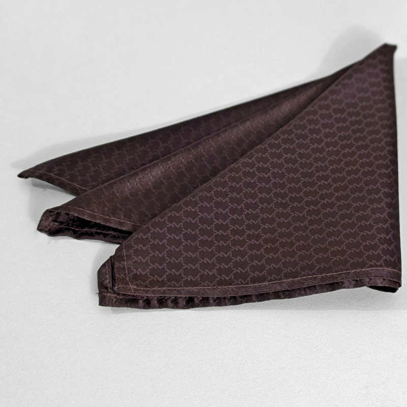 Self Textured Glossy Premium 13x13 Pocket Squares. PS-13044 - Image 5