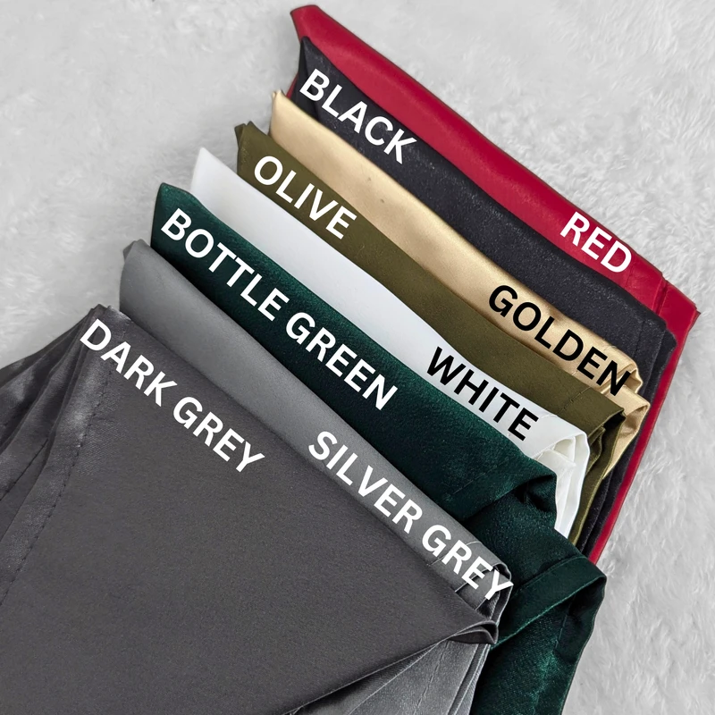 Single Color Satin 13x13 Pocket Squares. PS-13062