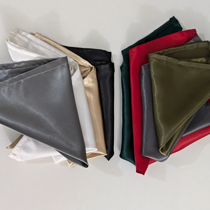 Single Color Satin 13x13 Pocket Squares. PS-13062 - Image 11