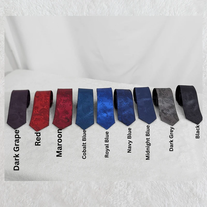 Colorful Paisley Neck Ties. TIE-15
