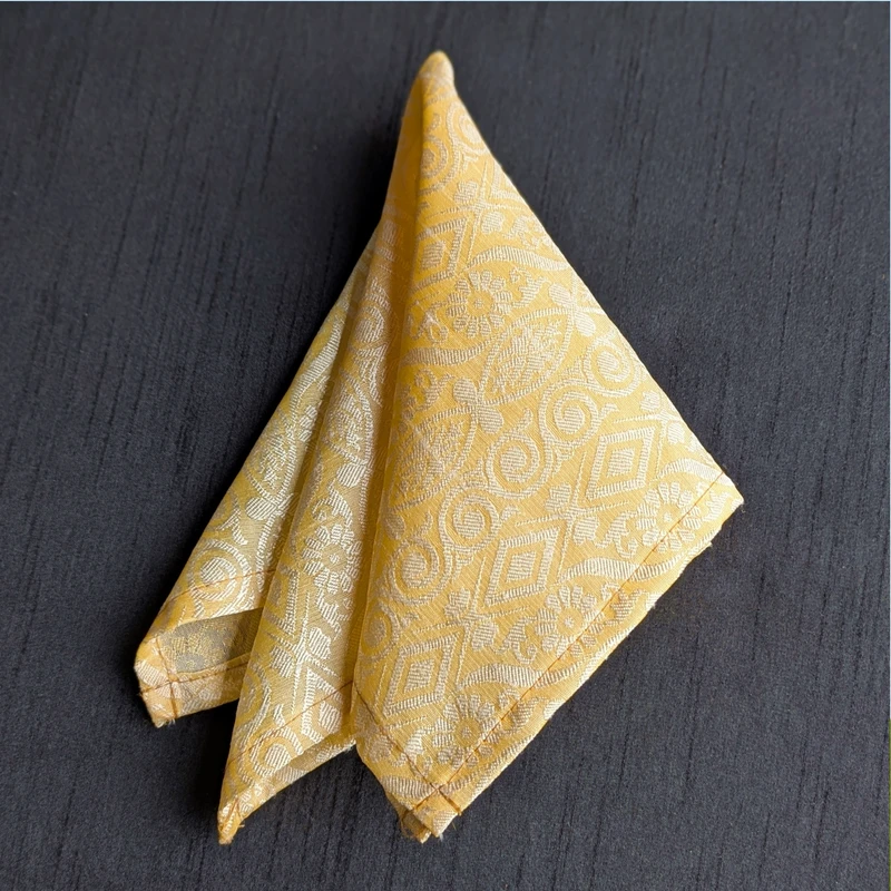 Self Textured Premium 13x13 Pocket Square. PS-13038 - Image 6