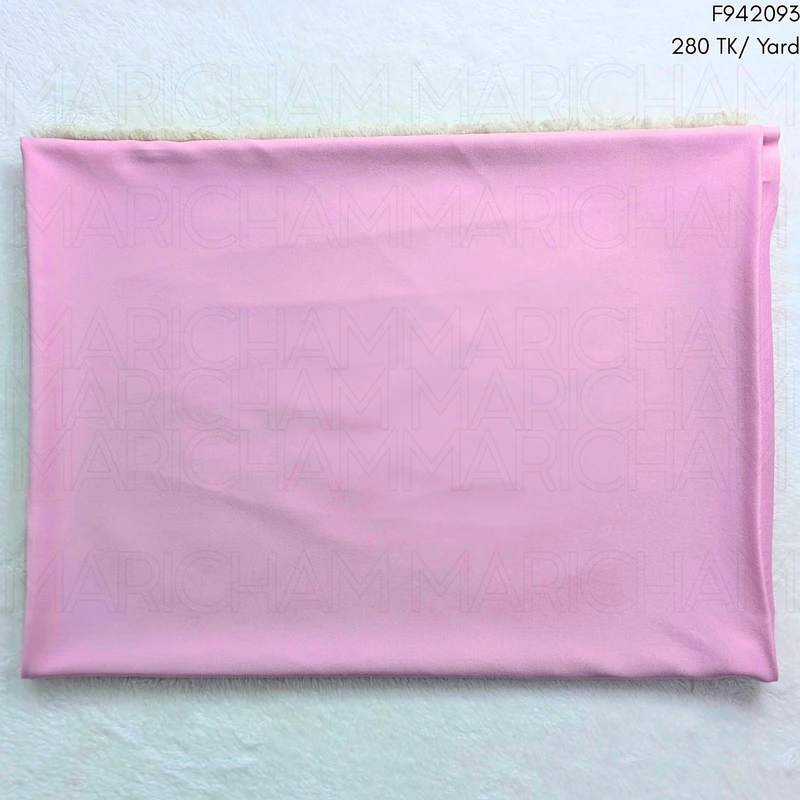 Pink Color Viscose Stretchable Fabric F942093