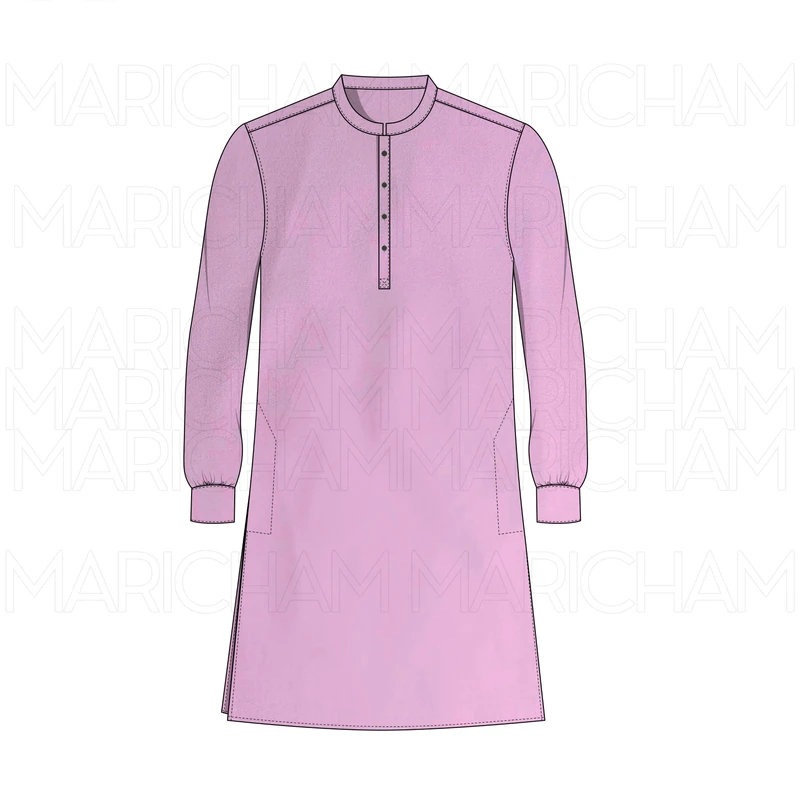 Pink Color Viscose Stretchable Fabric F942093 - Image 6