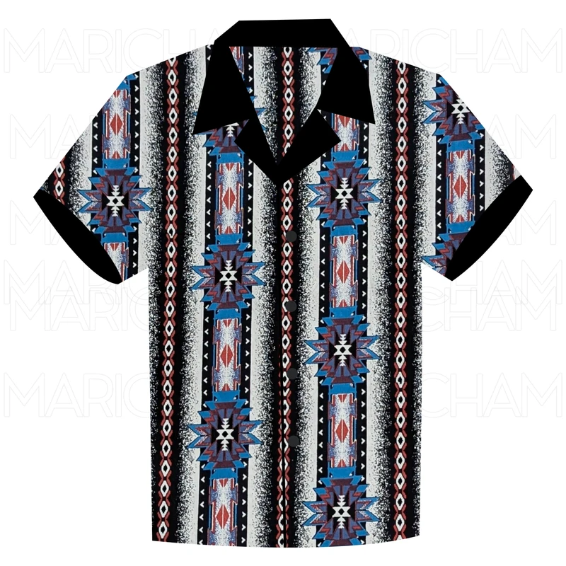Tribal Striped Cotton Fabric F942048 - Image 6