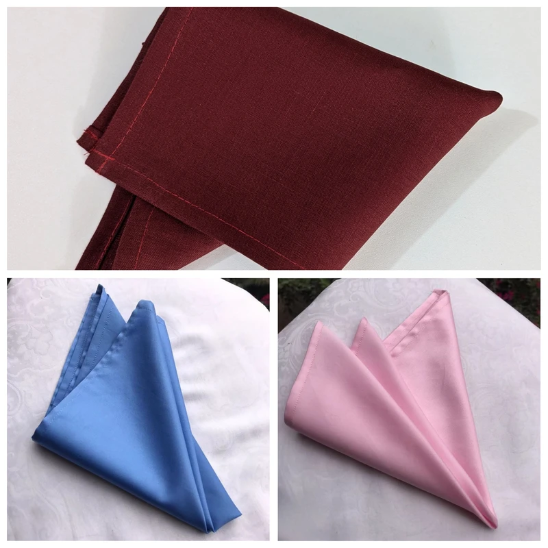Solid Color 13x13 Pocket Squares. PS-13021