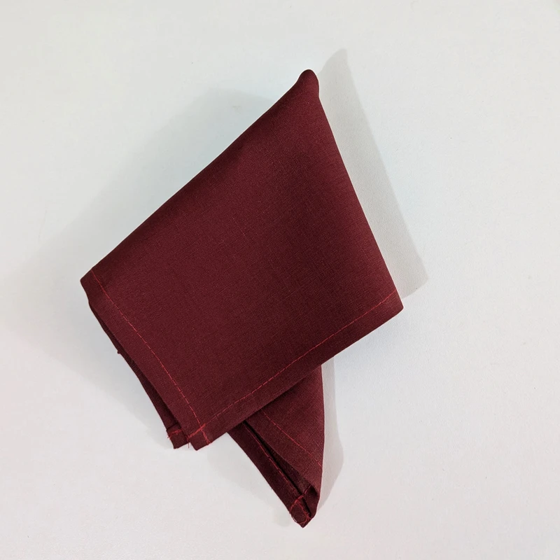 Solid Color 13x13 Pocket Squares. PS-13021