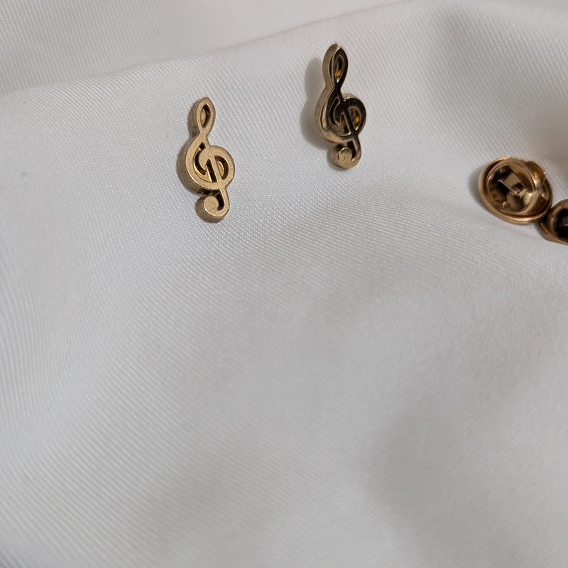Musical Designed Metal Lapel Pin. MLP-94