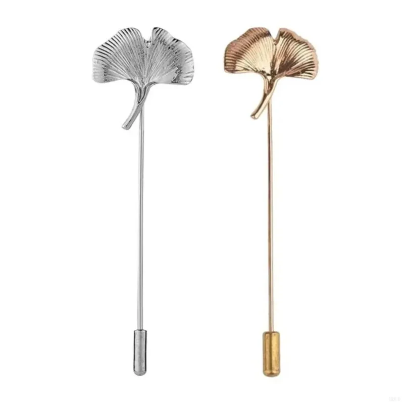 Ginkgo Leaf Metal Lapel Pin. MLP-77