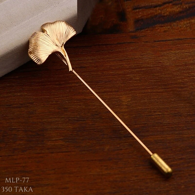 Ginkgo Leaf Metal Lapel Pin. MLP-77 - Image 3