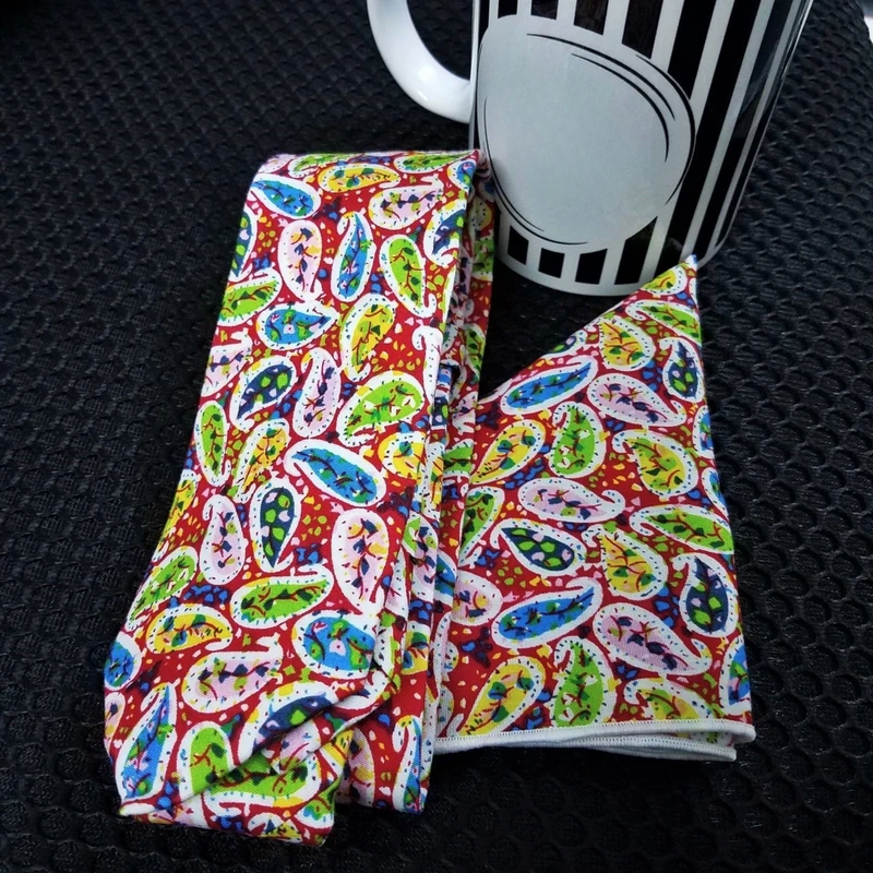 Floral Tie & Pocket Square Combo. TS-3