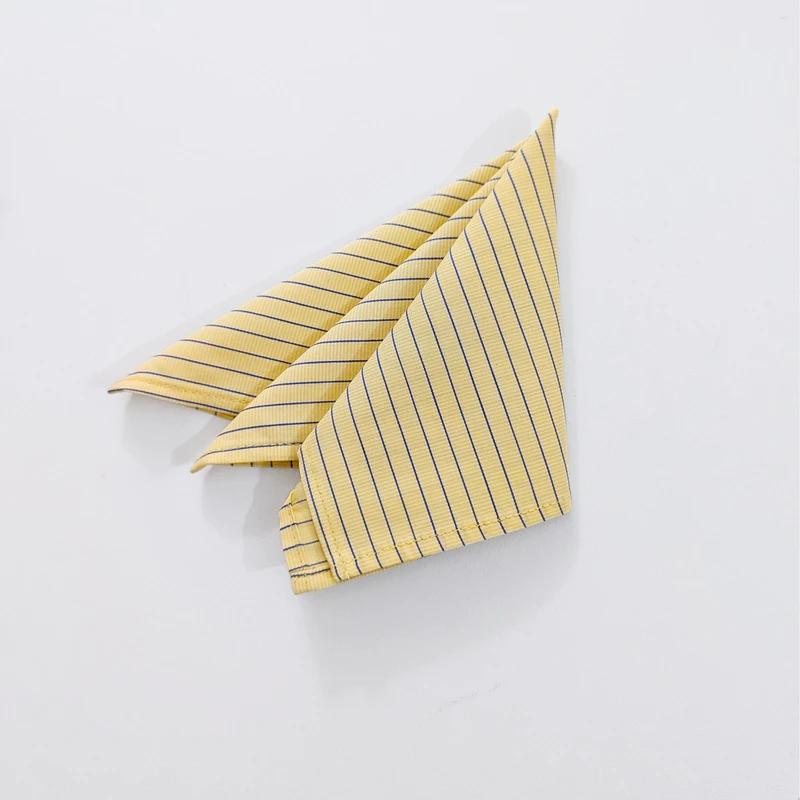 Striped 10x10 Pocket Squares. PS-1008