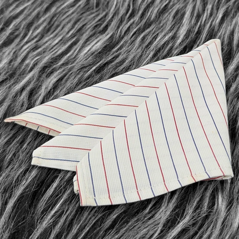 Striped 10x10 Pocket Squares. PS-1008 - Image 7