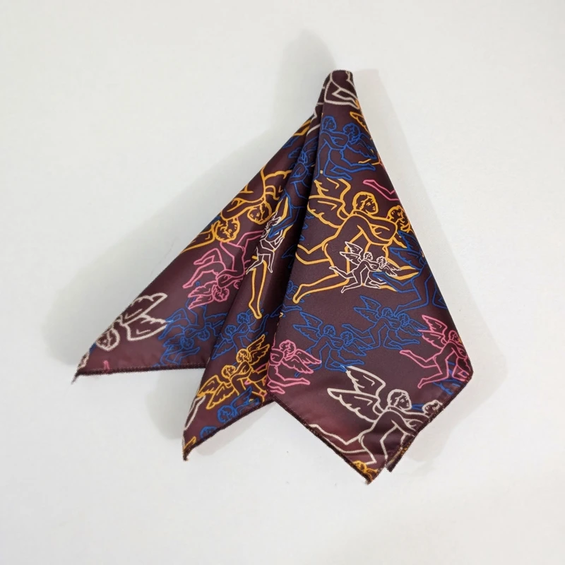 Lady Designed 13x13 Pocket Square. PS-13048