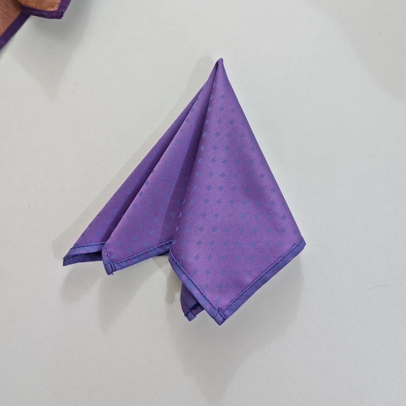 Self Textured Both Side Useable 10x10 pocket Squares. PS-1007 - Image 6