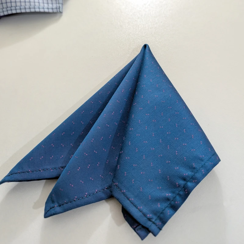 Self Textured Both Side Useable 10x10 pocket Squares. PS-1007 - Image 7