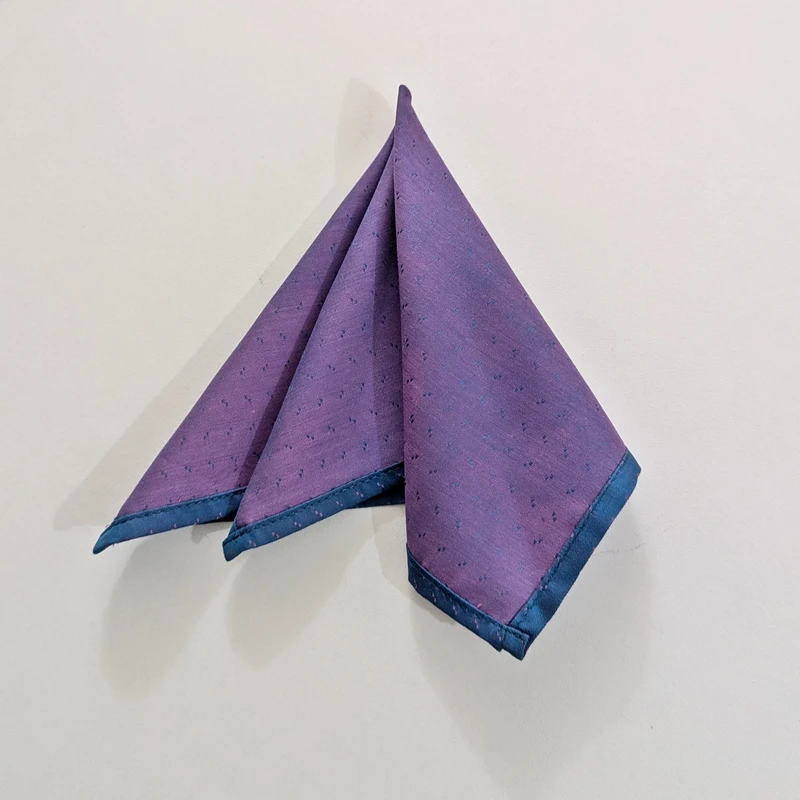 Self Textured Both Side Useable 10x10 pocket Squares. PS-1007 - Image 8