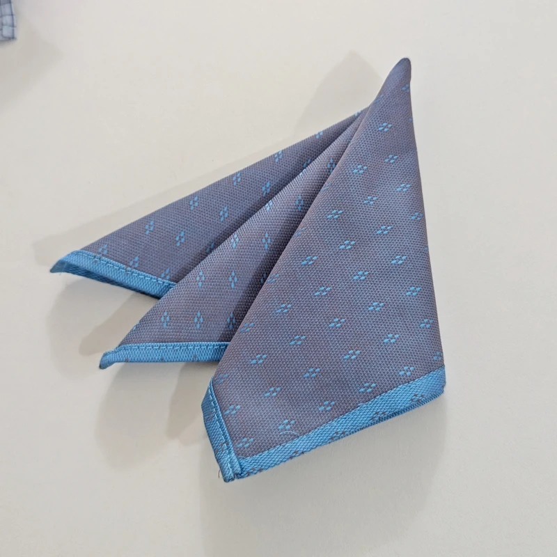 Self Textured Both Side Useable 10x10 pocket Squares. PS-1007 - Image 10
