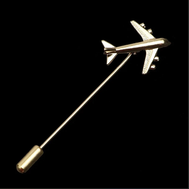 Engraved Airplane Metal Lapel Pin. MLP-20