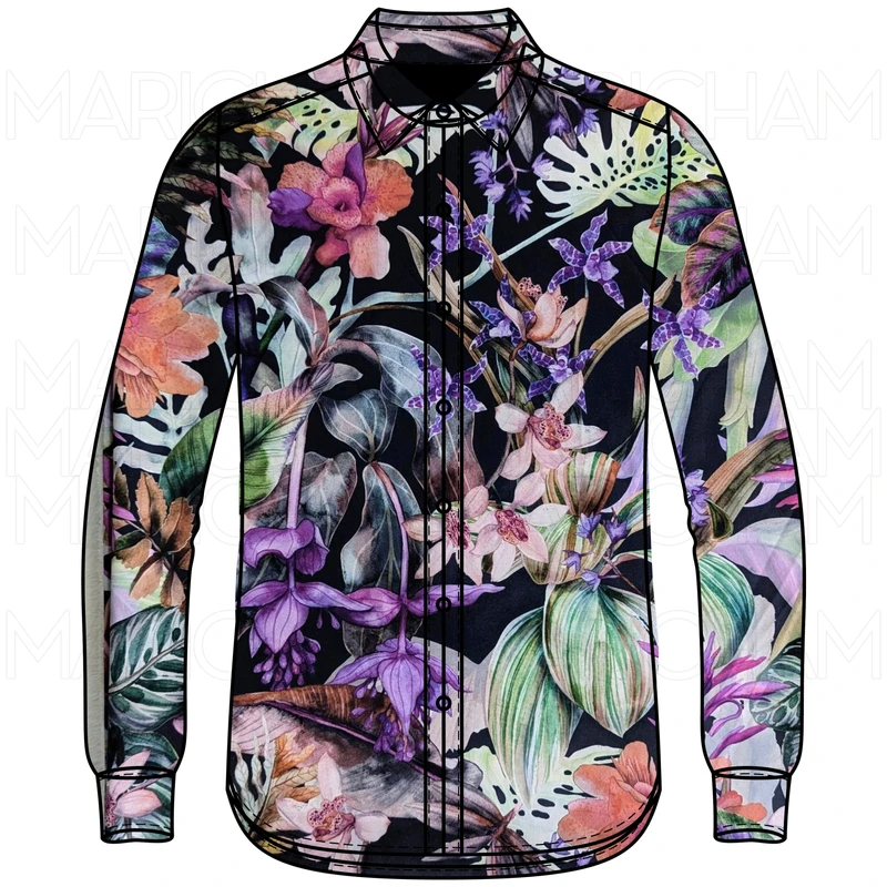Colorful Tropical Design Stretchable Fabric F942080 - Image 6