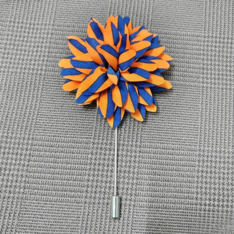 Striped Flower Lapel Pin. FLP-2 - Image 3