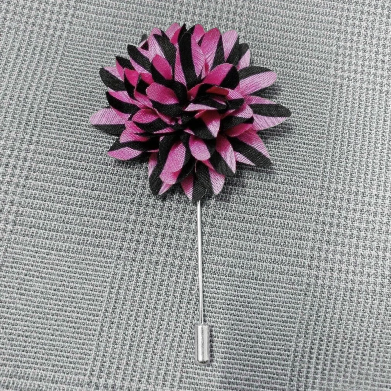 Striped Flower Lapel Pin. FLP-2 - Image 4
