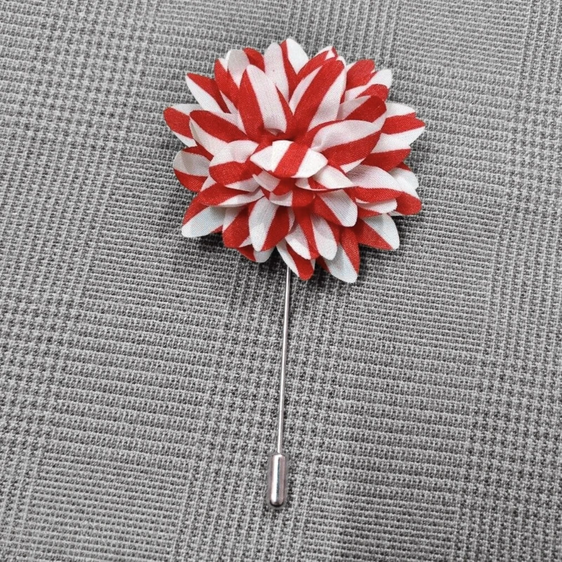 Striped Flower Lapel Pin. FLP-2 - Image 5