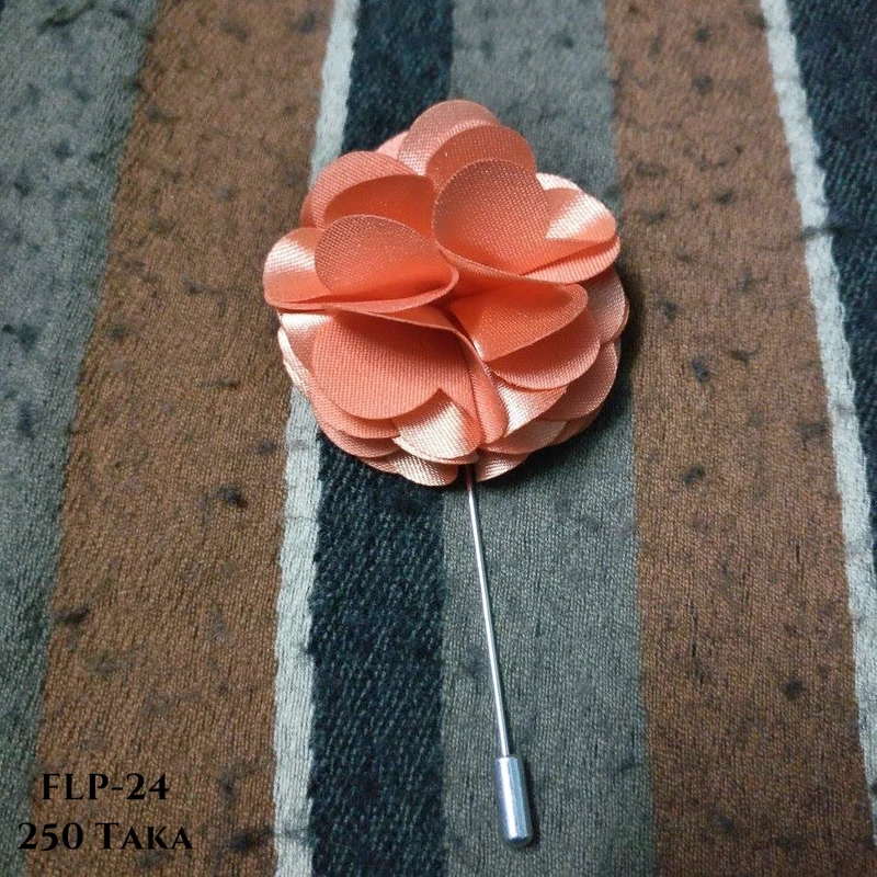 Glossy Solid Color Floral Lapel Pin. FLP-5 - Image 3
