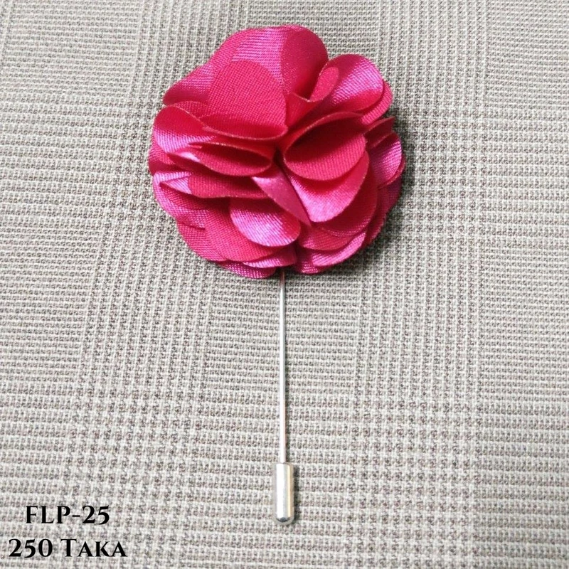 Glossy Solid Color Floral Lapel Pin. FLP-5 - Image 6