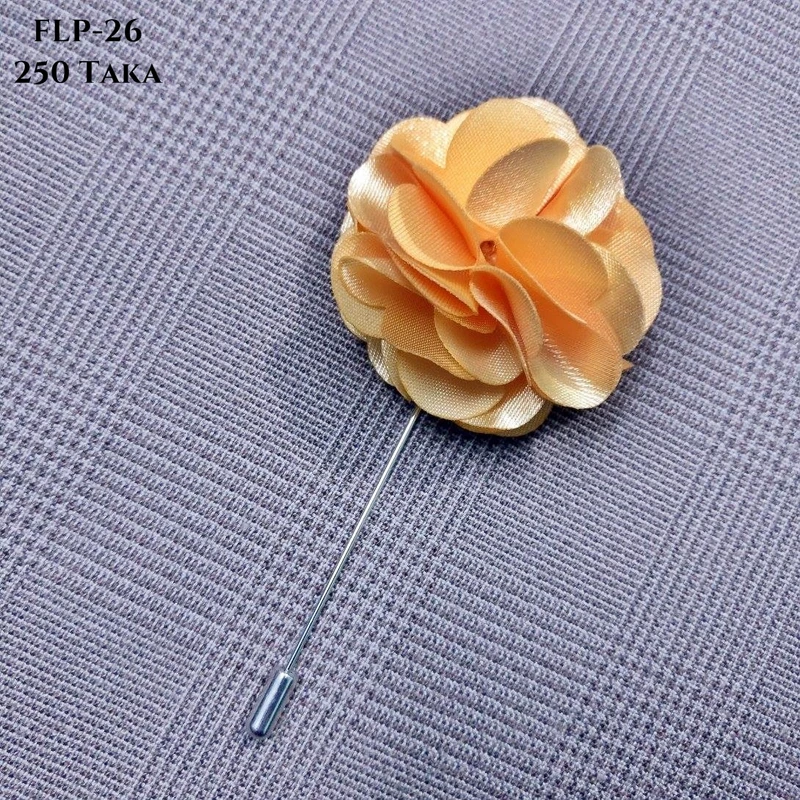 Glossy Solid Color Floral Lapel Pin. FLP-5 - Image 7