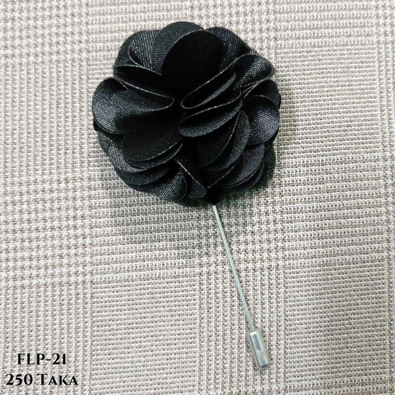 Glossy Solid Color Floral Lapel Pin. FLP-5 - Image 8