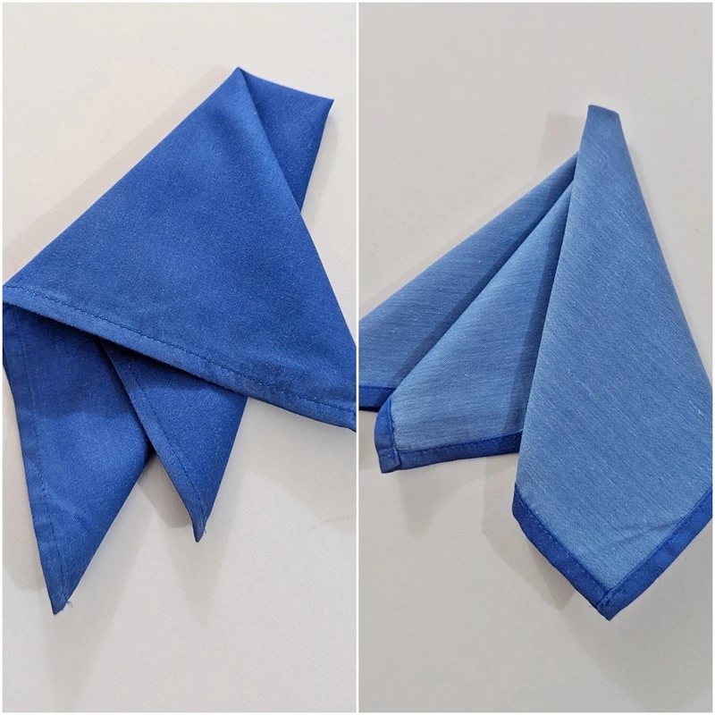 Both Side Useable 10x10 Pocket Square. PS-1004