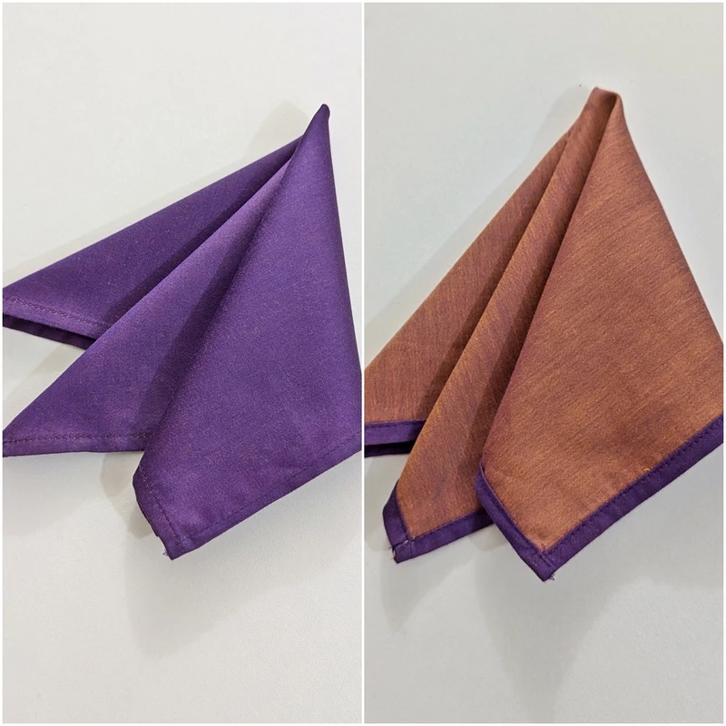 Both Side Useable 10x10 Pocket Square. PS-1004 - Image 4