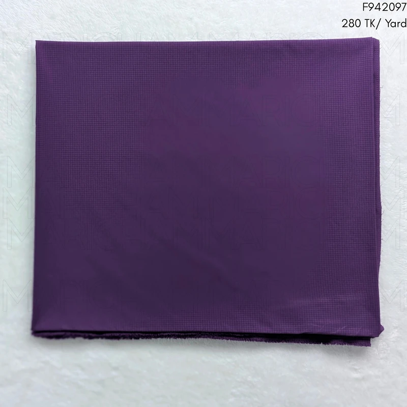 Purple Color Viscose Stretchable Fabric F942097