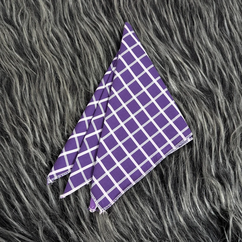 Checkered 13x13 Pocket Squares. PS-13012 - Image 3