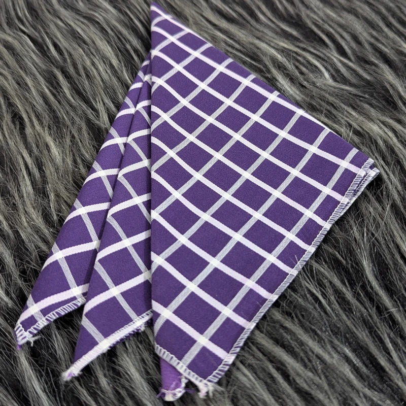 Checkered 13x13 Pocket Squares. PS-13012 - Image 5