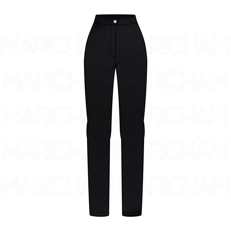 Black Stretchable Bottom Fabric  P942024 - Image 5