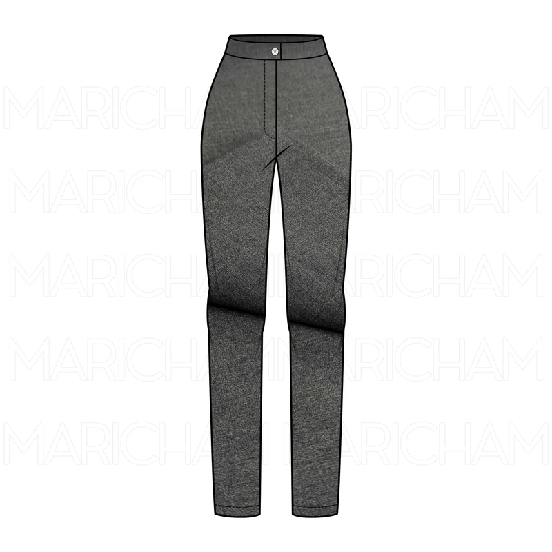 Dark Grey Stretchable Bottom Fabric P9420256 - Image 6