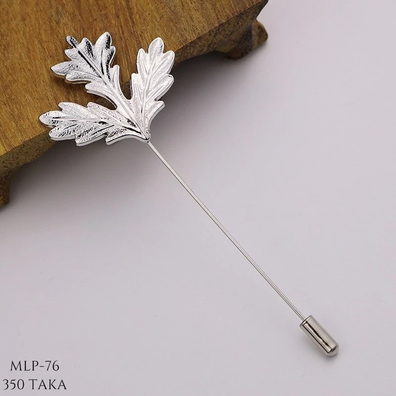 Retro Leaf Lapel Pin. MLP-76