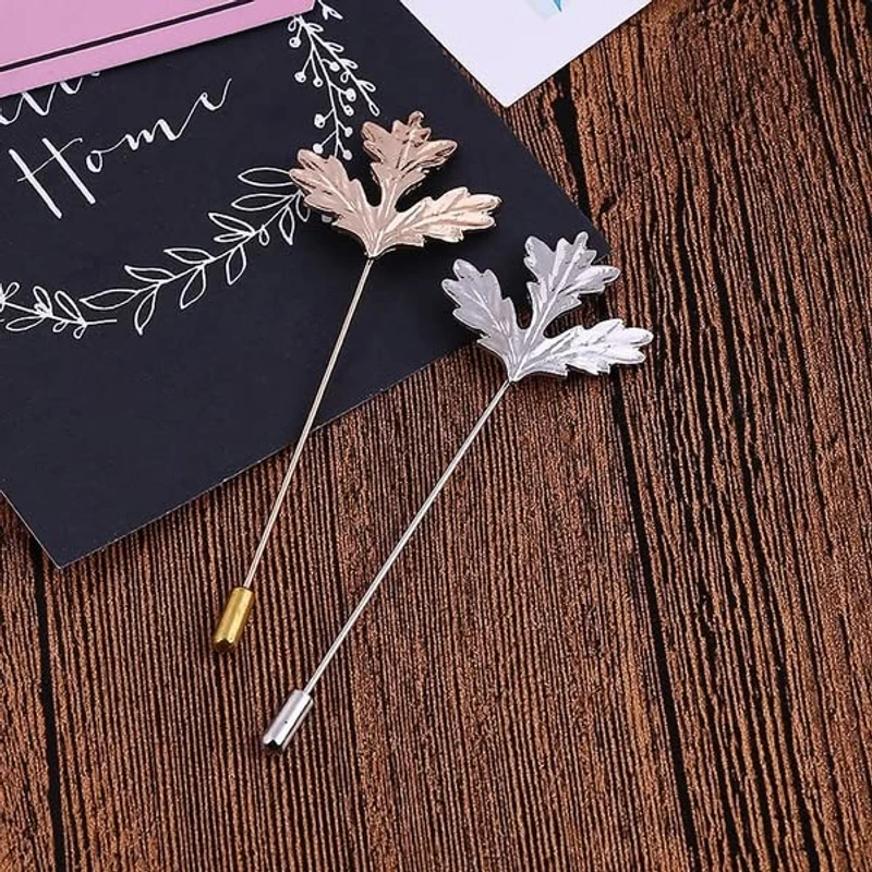 Retro Leaf Lapel Pin. MLP-76